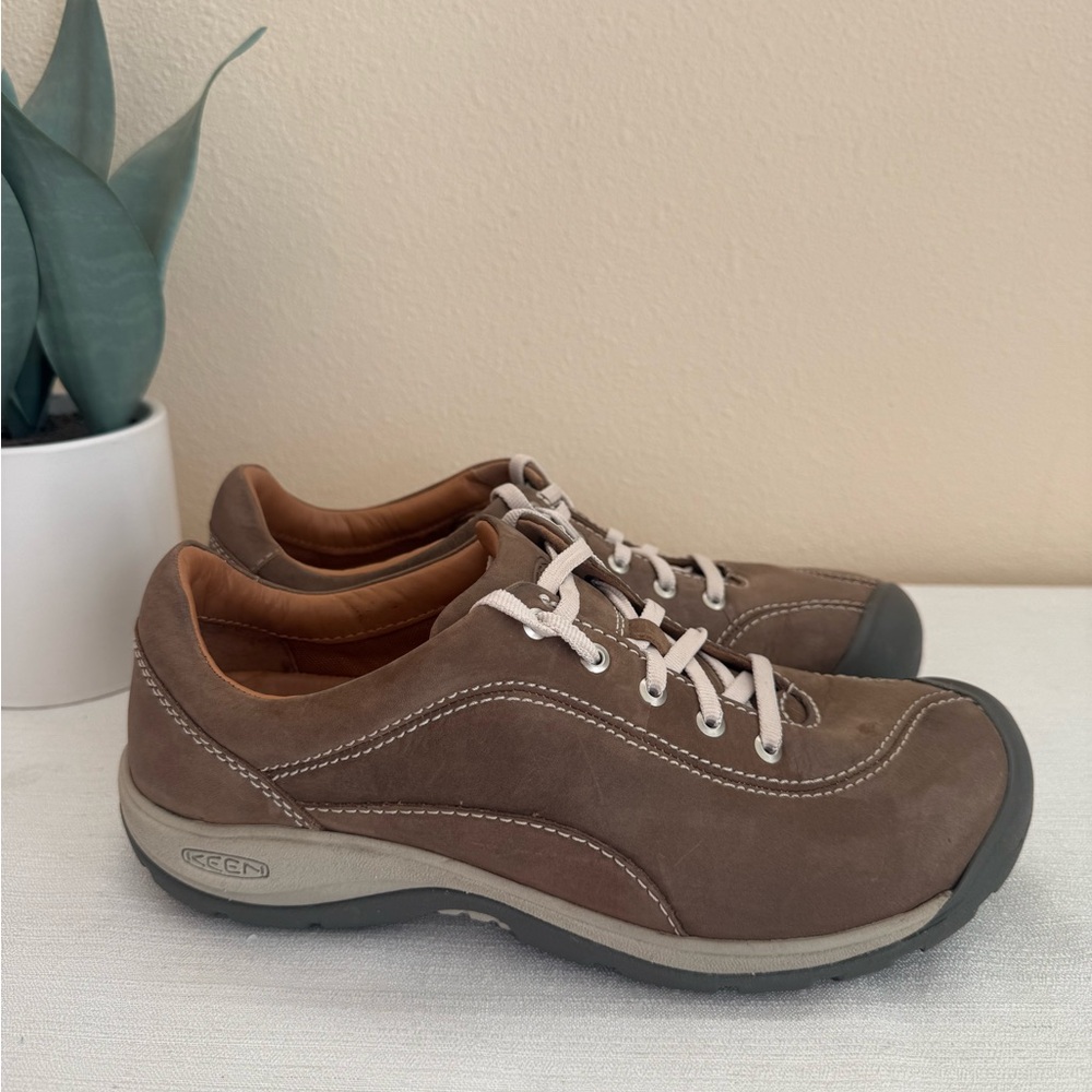 Keen Brown and Gray Nubuck Performance Sneakers - Picture 4 of 11